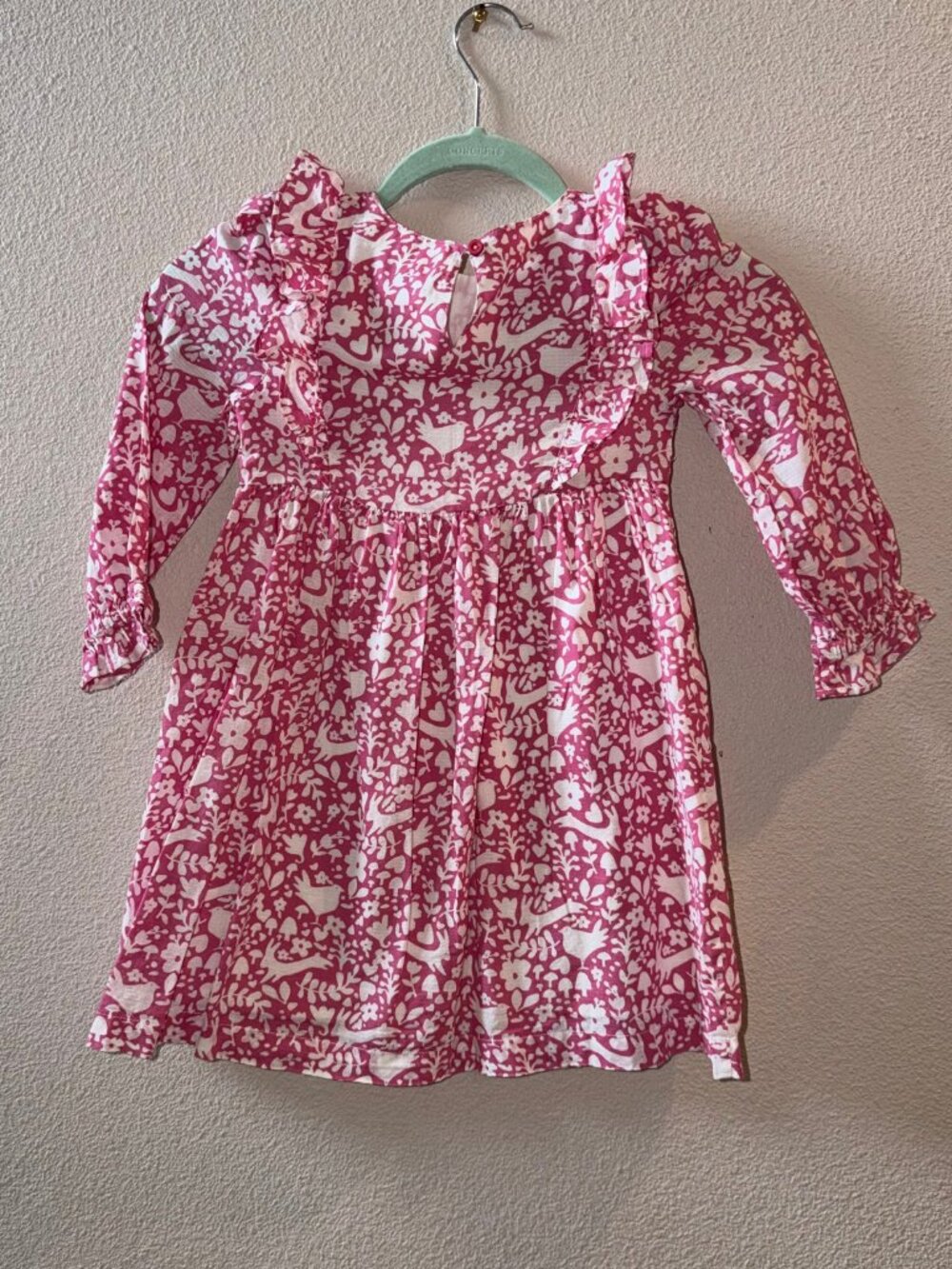 Mini Boden Girls' Floral Dress 5-6Y - Picture 4 of 5